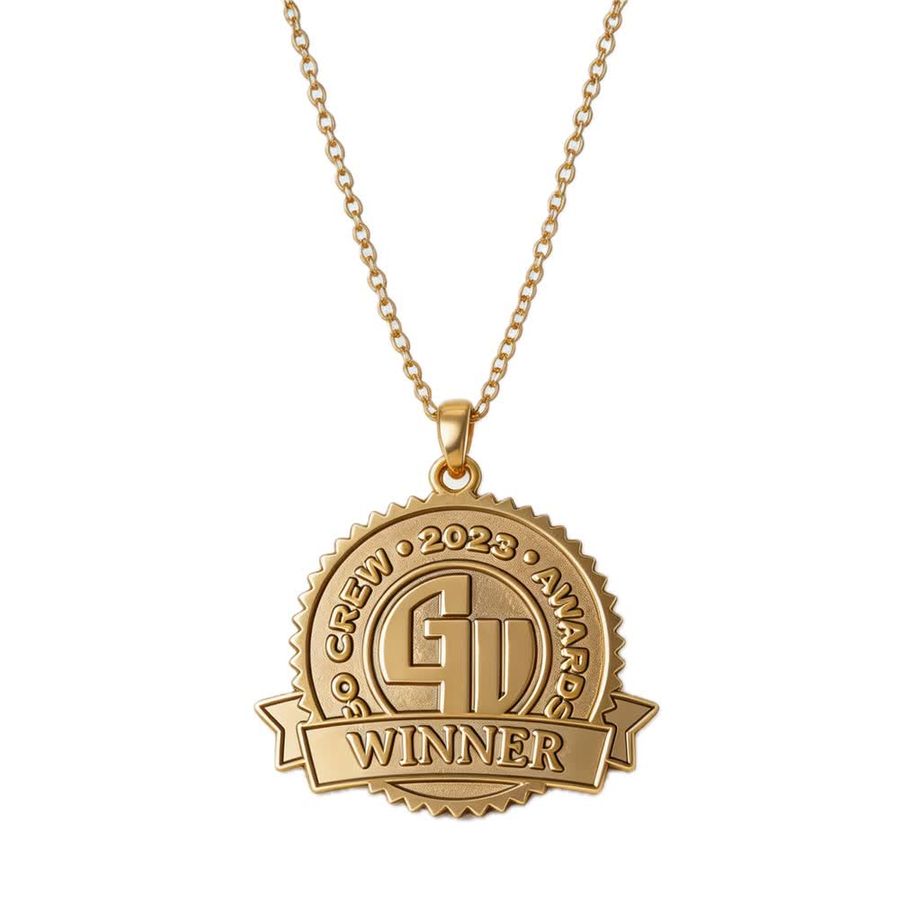 Die Struck Charm Necklaces - Custom Aprons Now