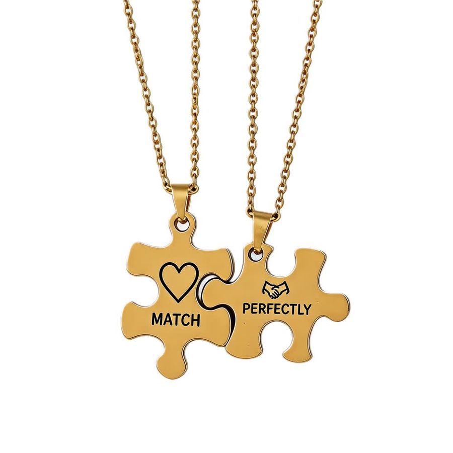 Couple Necklaces - Custom Aprons Now
