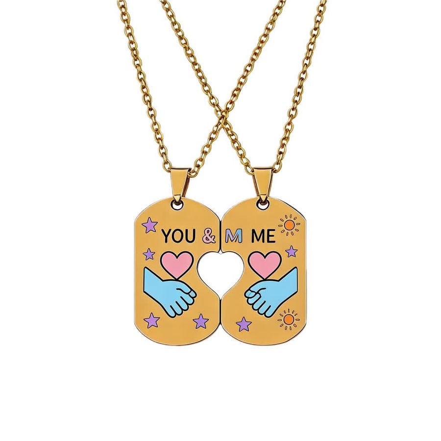 Couple Necklaces - Custom Aprons Now