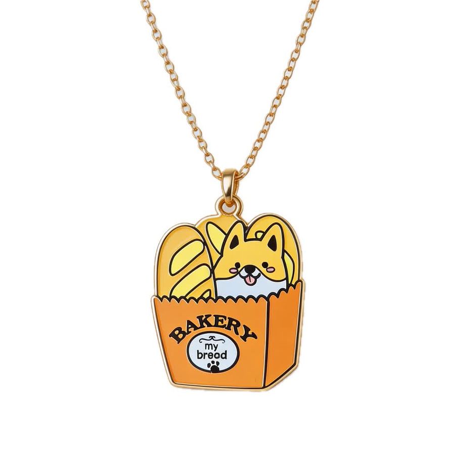 Hard Enamel Charm Necklaces - Custom Aprons Now
