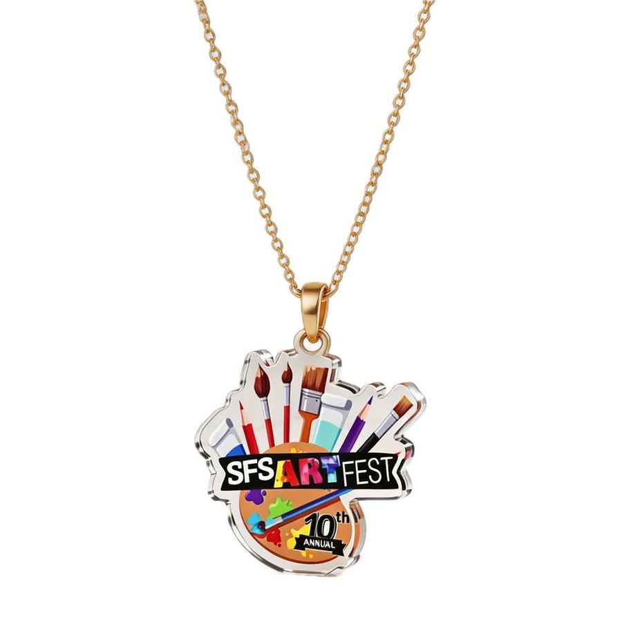 Acrylic Charm Necklaces - Custom Aprons Now