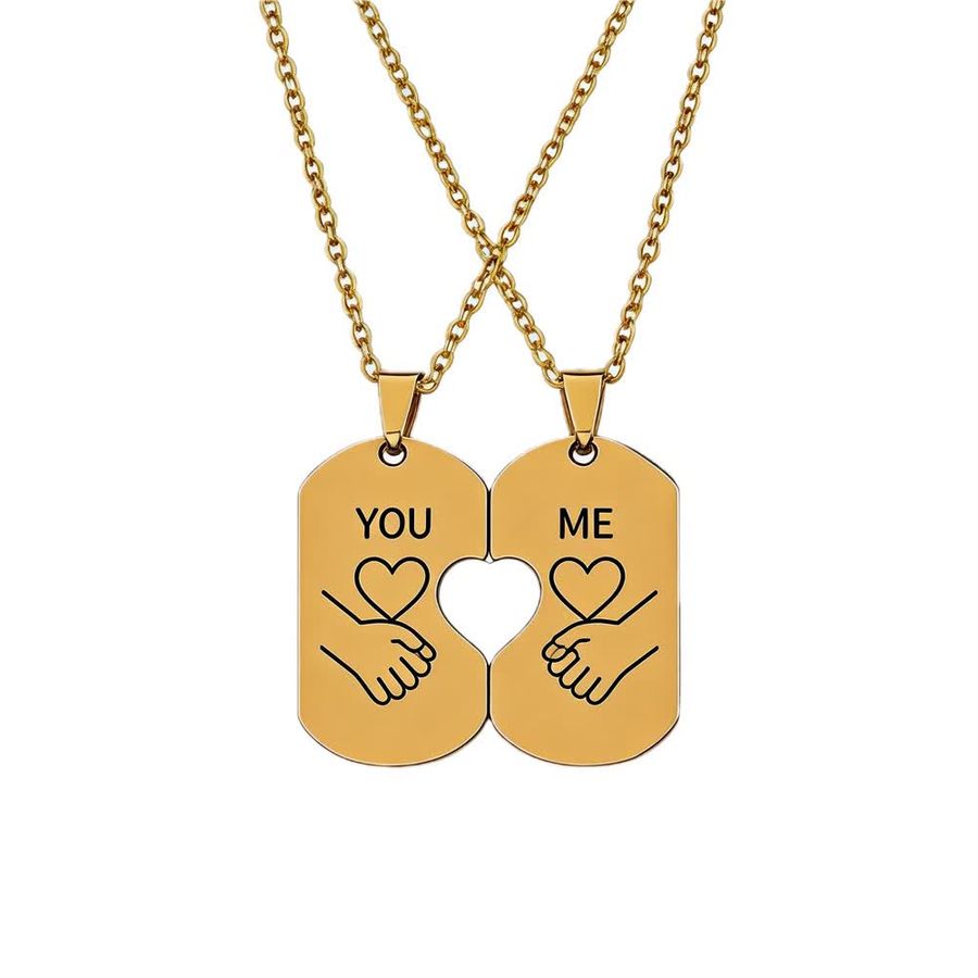 Couple Necklaces - Custom Aprons Now