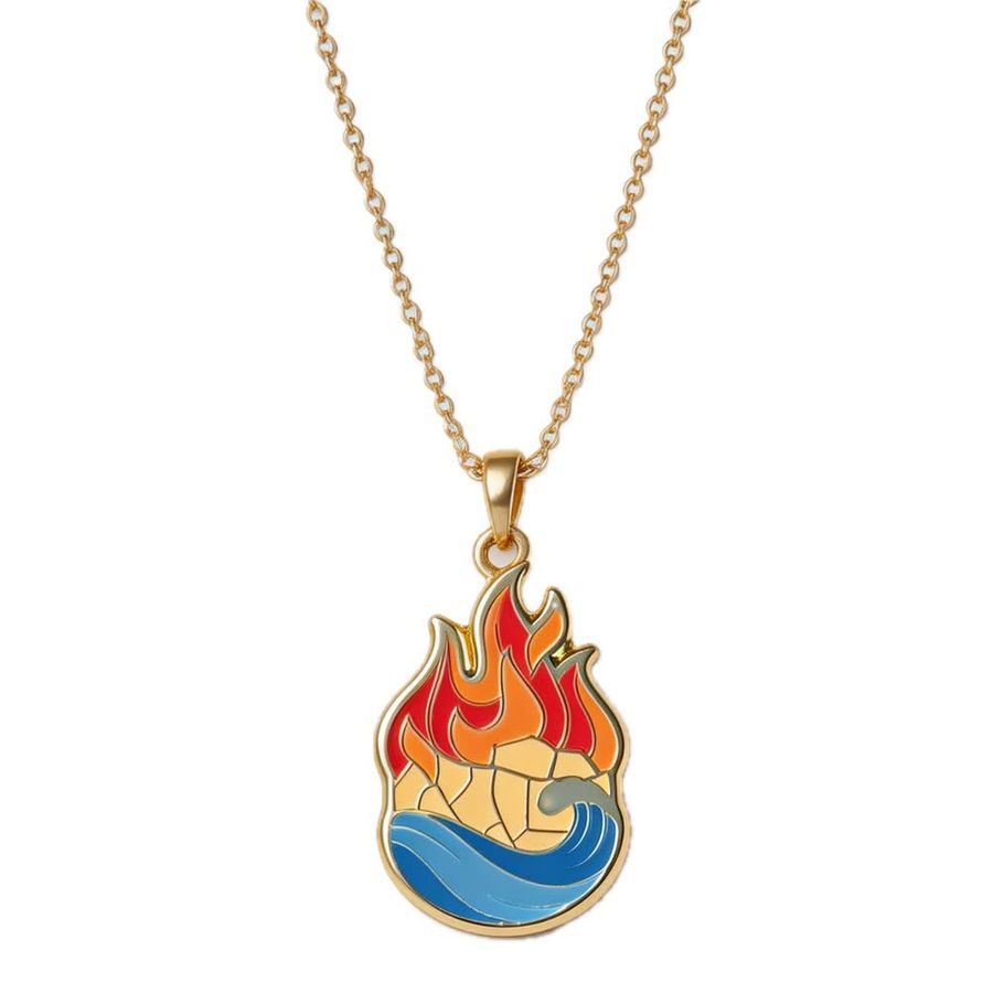 Hard Enamel Charm Necklaces - Custom Aprons Now