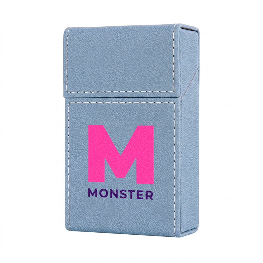 Flip Top PU Leather Full Bag Cigarette Cases - Custom Aprons Now