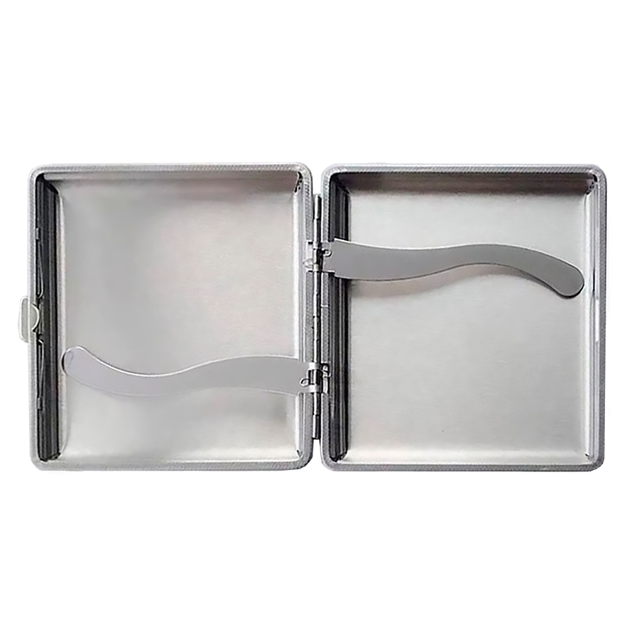 Leather Grain Metal Cigarette Cases - Custom Aprons Now
