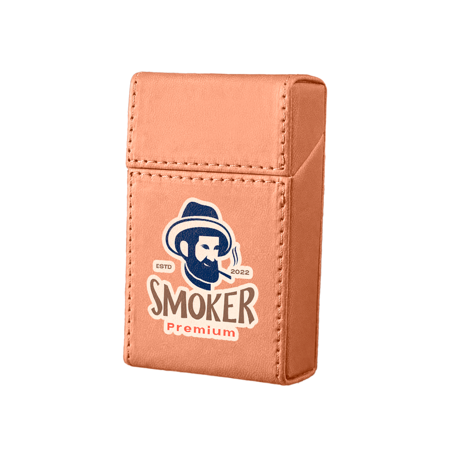 Flip Top PU Leather Full Bag Cigarette Cases - Custom Aprons Now