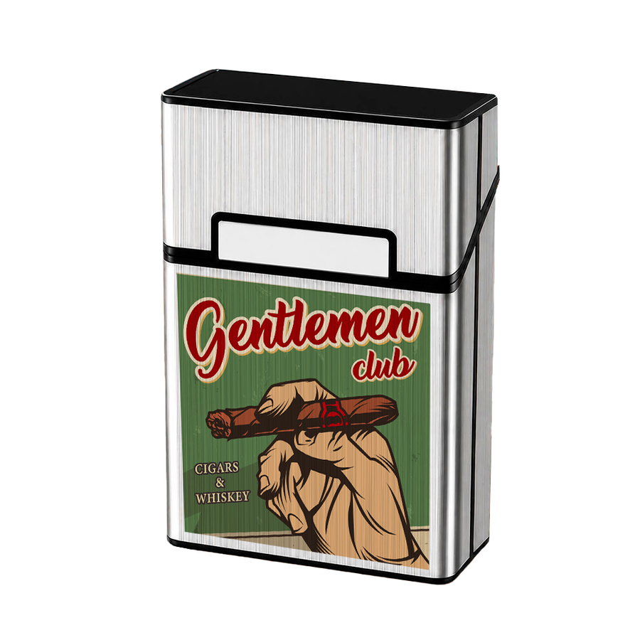 Metal Lid Cigarette Cigarette Cases - Custom Aprons Now
