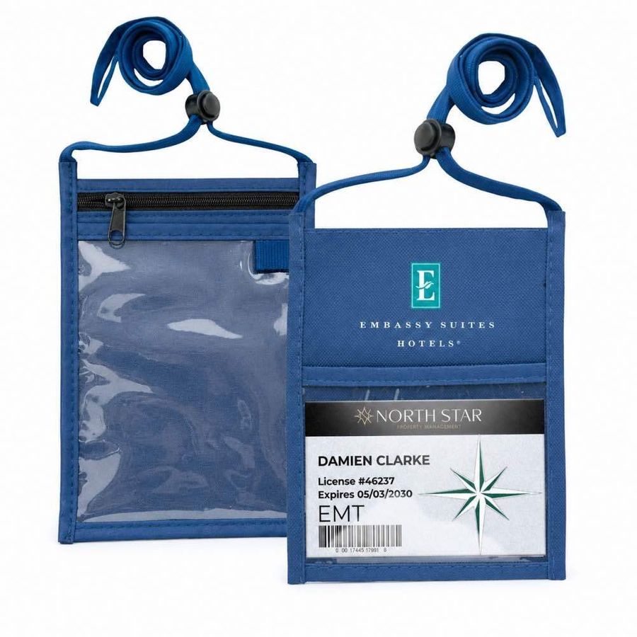 Dual Window Neck Wallets - Table Covers Now