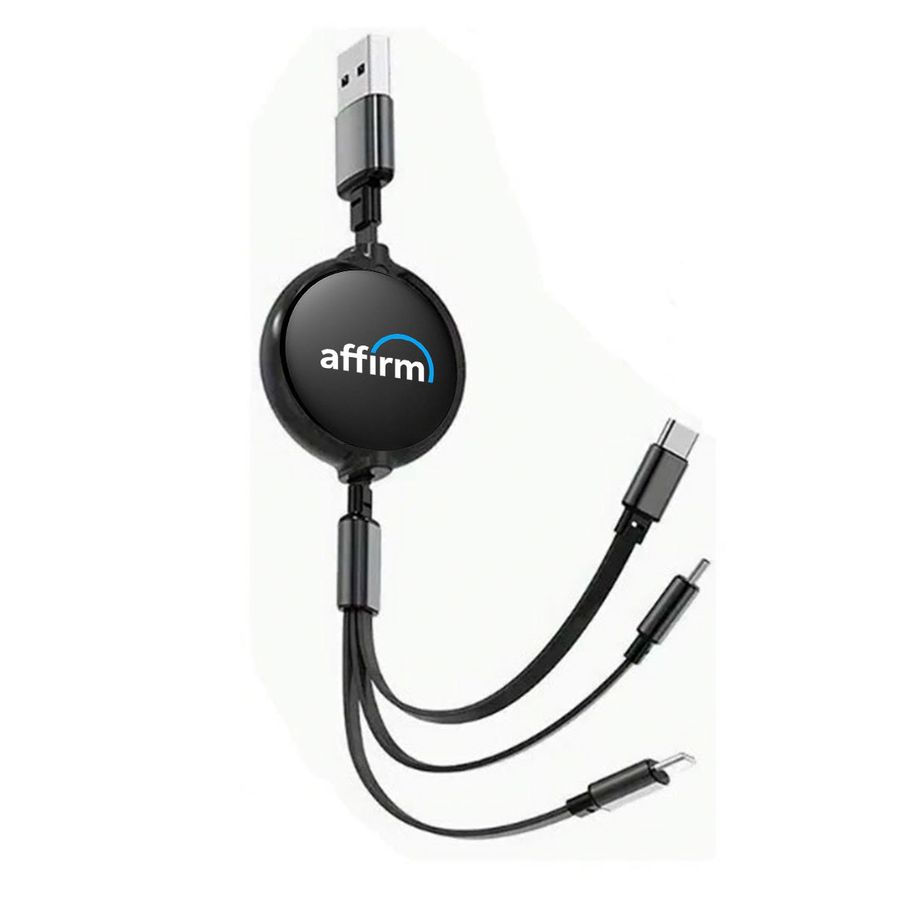 Soft Silicone 3-in-1 Charging Cables - Table Covers Now