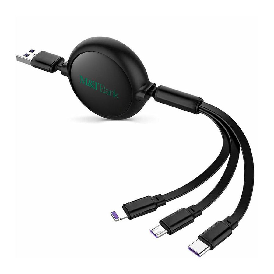 Soft Silicone 3-in-1 Charging Cables - Table Covers Now