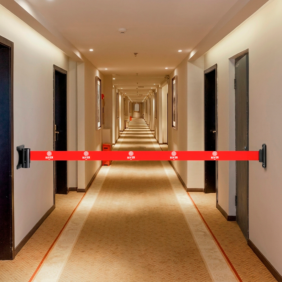 Wall Mount Retractable Belts - Custom Aprons Now