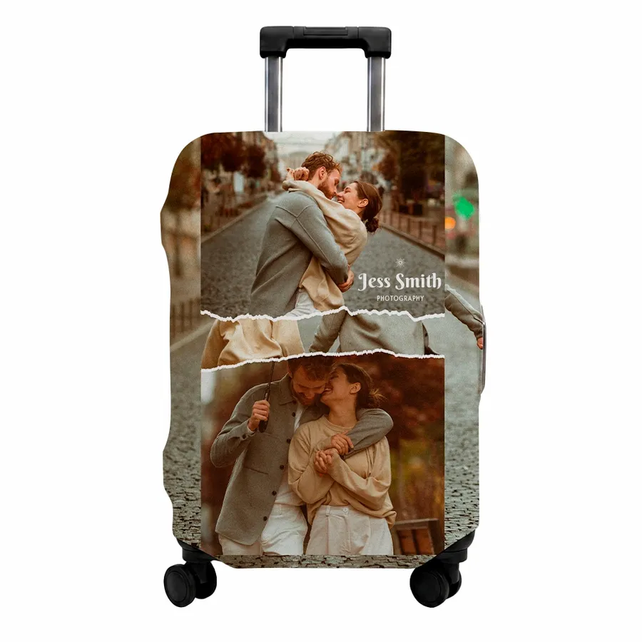 Photo Luggage Covers - Table Covers Now