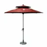 Wood Market Umbrella - 9 ft